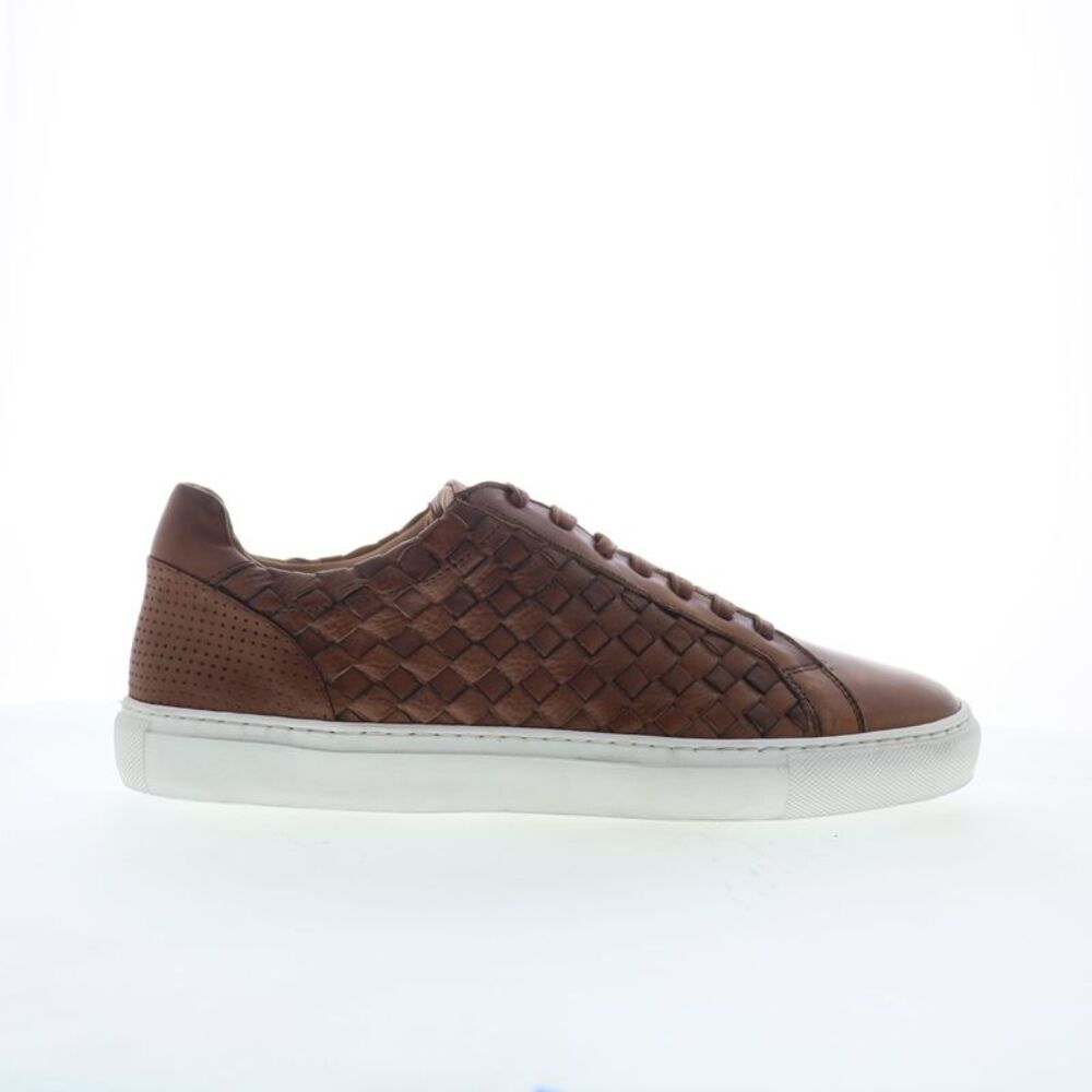 Bruno Magli Mens Beto Woven Brown Shoes (NWT)